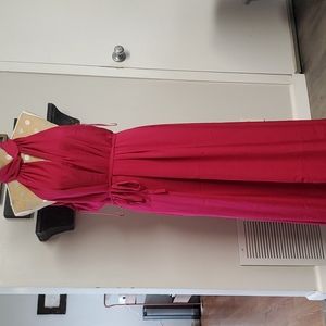 NWT Banana Republic silk. Dark pink. Gorgeous. Size large